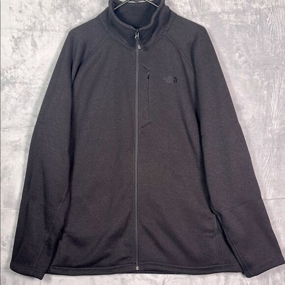 The North Face Black Full Zip Warm Thermal Fleece Jacket Size XXL - Picture 1 of 9